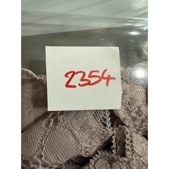 Intimately Free People Galloon Lace Halter Bralette Mauve Pink Small OB401941 - Picture 4 of 4